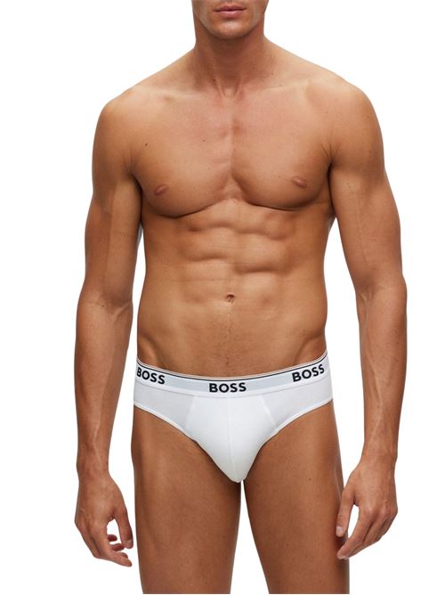 Slip uomo bianco in cotone Hugo Boss | 50475273100